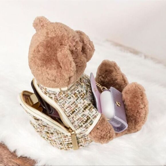 KATE SPADE NWT  Oh What Fun 3D Teddy Bear Crossbody Limited Edition - Picture 4 of 6